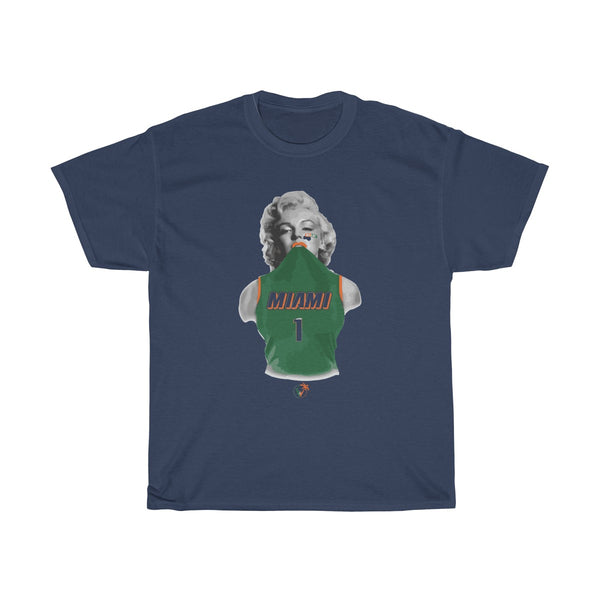 Miami Monroe Navy Blue T-Shirts