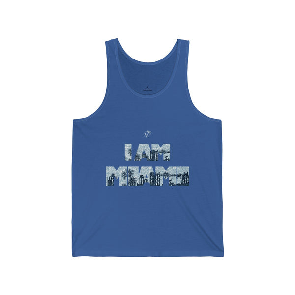 I am Miami Royal Blue Tanks