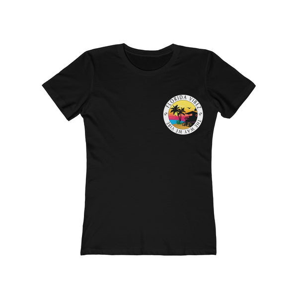 The Way We Vibe Ladies Black T-Shirt