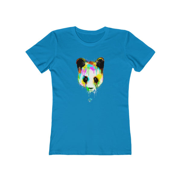 Panda Vibez Ladies Torqoise T-Shirt
