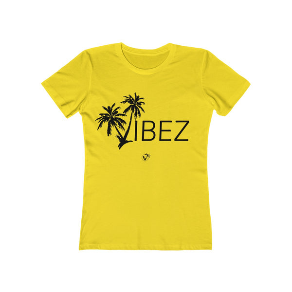 V.I.B.E.Z Ladies Yellow T-Shirt