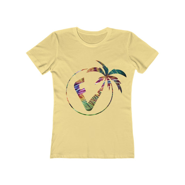 Exotic Vibez Ladies Banana Cream T-Shirt