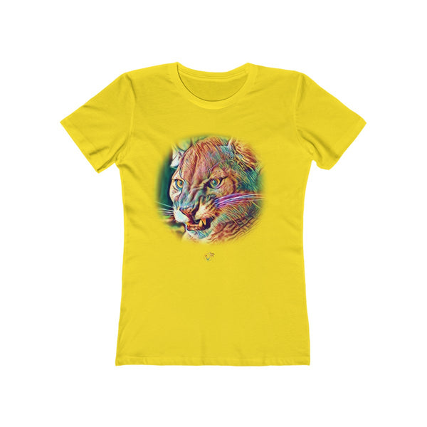 The Florida Panther Ladies Yellow T-Shirt