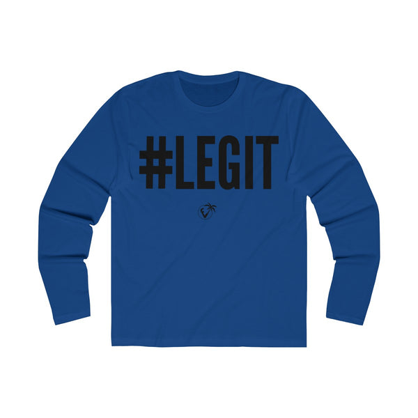 #Legit Long Sleeve Royal Blue T-Shirt