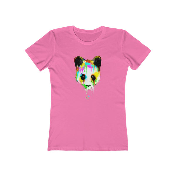 Panda Vibez Ladies Pink T-Shirt