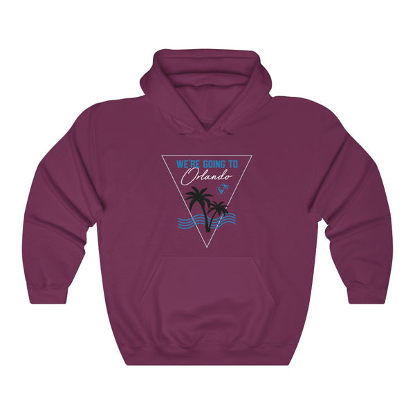 We're Going To Orlando Hoodie maroon