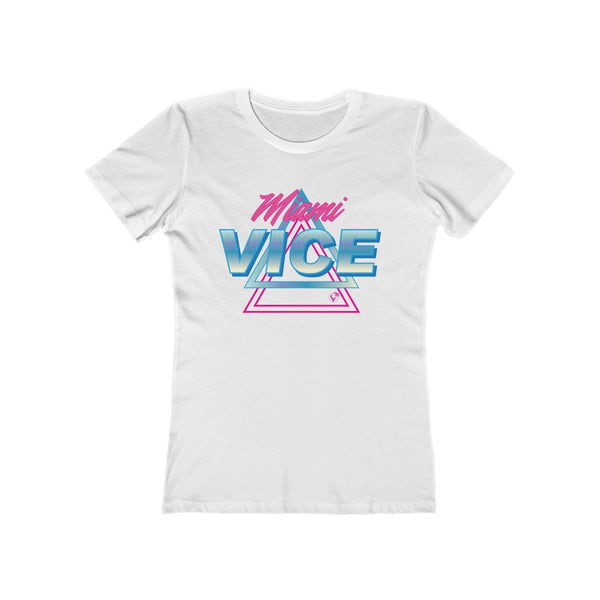 Welcome to Miami Vice Ladies White T-Shirt