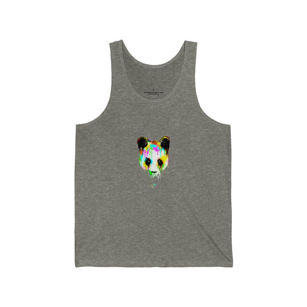 Panda Vibez Grey Tanks