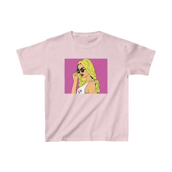 Big B Vibez Kids Light Pink T-Shirt