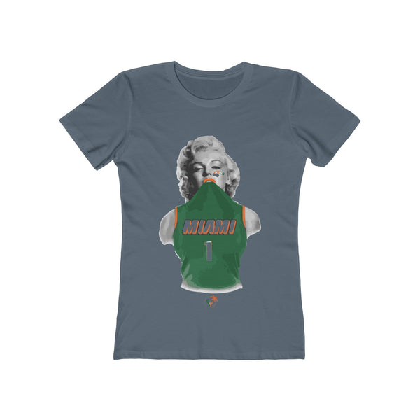 Miami Monroe  Indigo Ladies T-Shirts