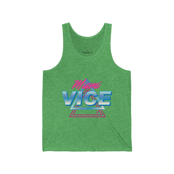 Welcome to Miami Vice Green Tanks