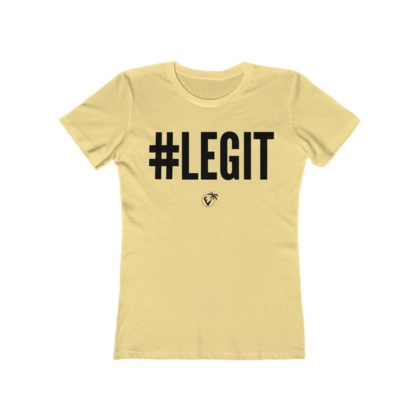 #LEGIT Ladies Banana Cream T-Shirt