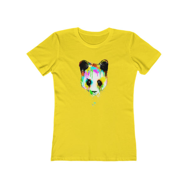 Panda Vibez Ladies Yellow T-Shirt