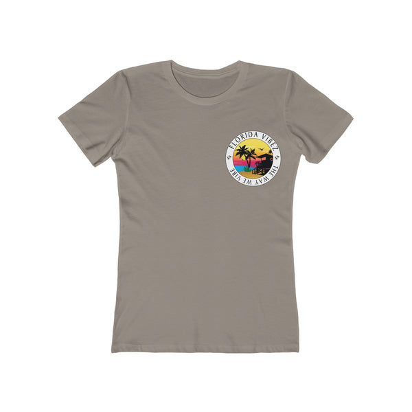 The Way We Vibe Ladies Gray T-Shirt