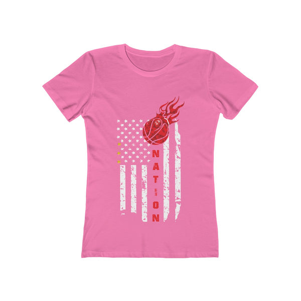 Heat Nation Light Pink Ladies T-Shirts
