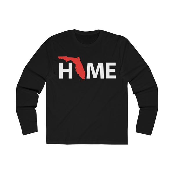Home Long Sleeve Black T-Shirt