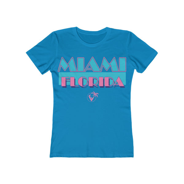 Miami Vice Ladies Turquoise T-Shirt