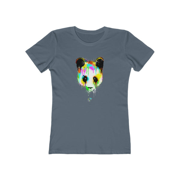 Panda Vibez Ladies Indigo T-Shirt