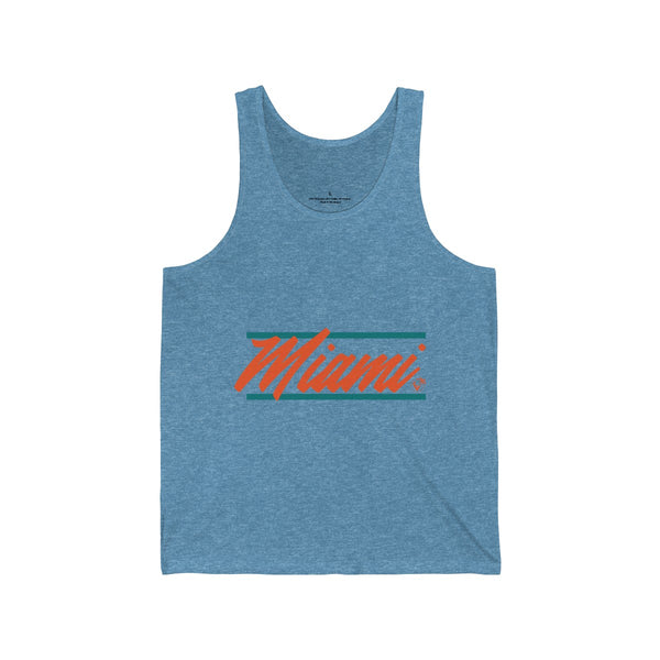 U Are Miami Aqua Blue Tanks