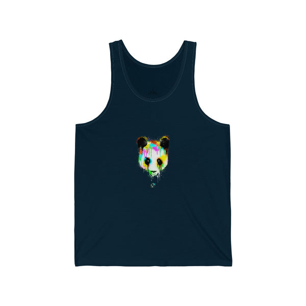 Panda Vibez Navy Blue Tanks