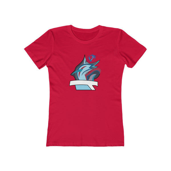 Marlin Vibez Ladies Red T-Shirt