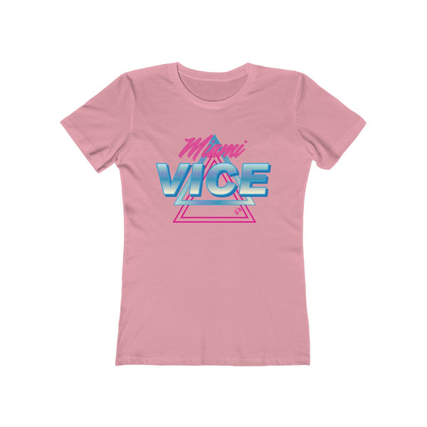 Welcome to Miami Vice Ladies Light Pink T-Shirt