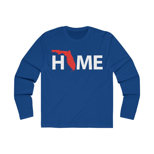 Home Long Sleeve Royal Blue T-Shirt