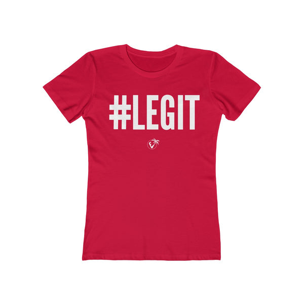 #LEGIT Ladies Red T-Shirt