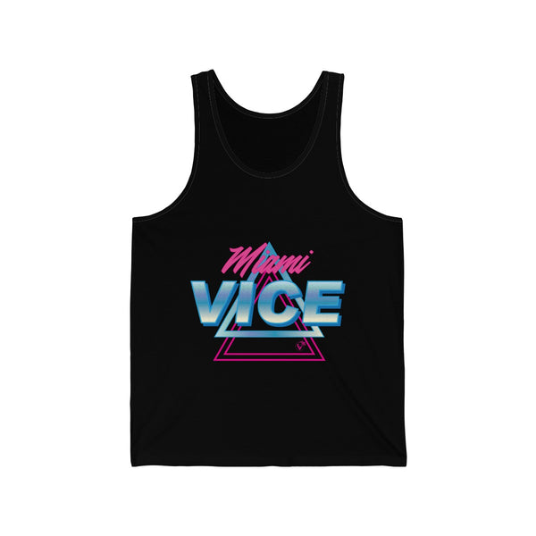 Welcome to Miami Vice Black Tanks