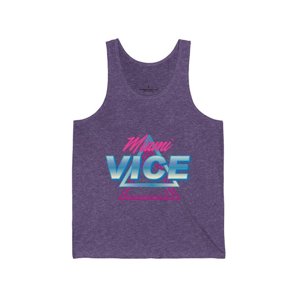 Welcome to Miami Vice Purple Tanks