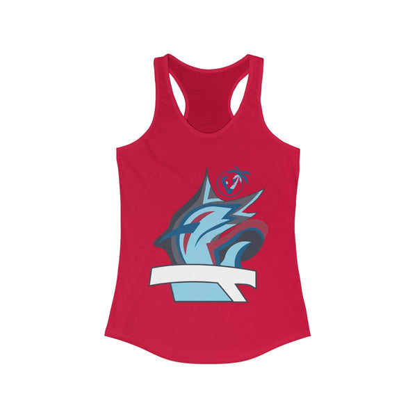 Marlin Vibez Red Ladies Tank Tops