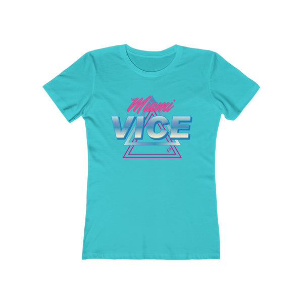 Welcome to Miami Vice Ladies Blue T-Shirt
