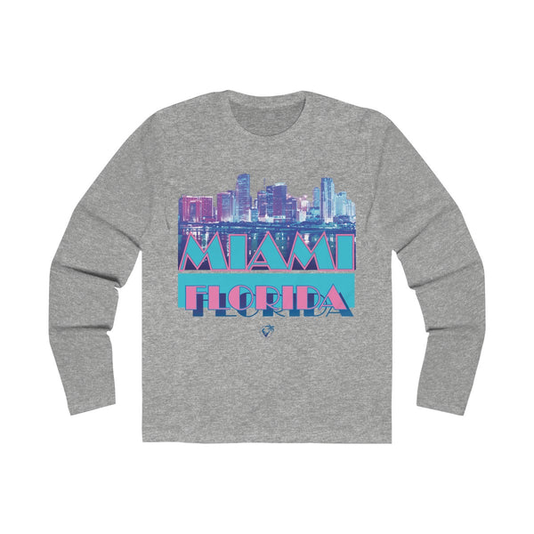 Vice City Long Sleeve Grey T-Shirt