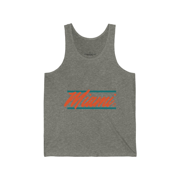 U Are Miami Grey Tanks