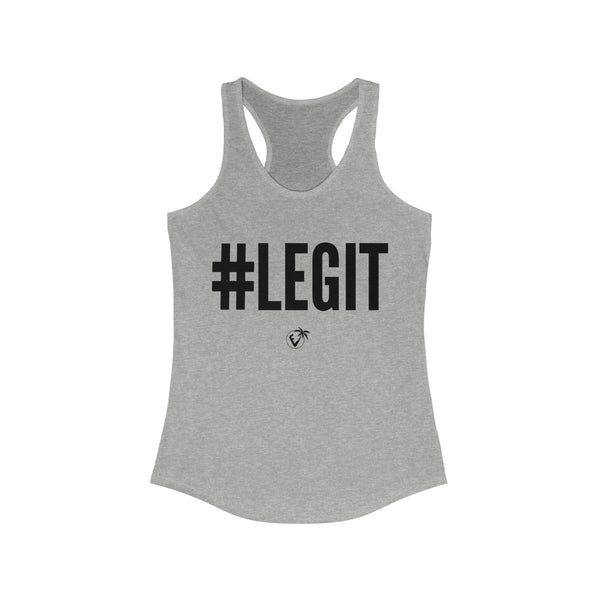 #Legit Grey Ladies Tank Tops