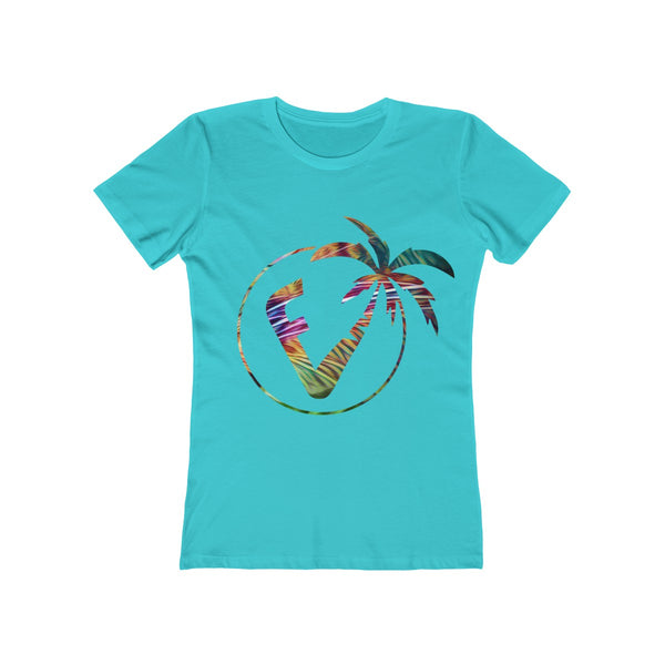 Exotic Vibez Ladies Tahiti Blue T-Shirt