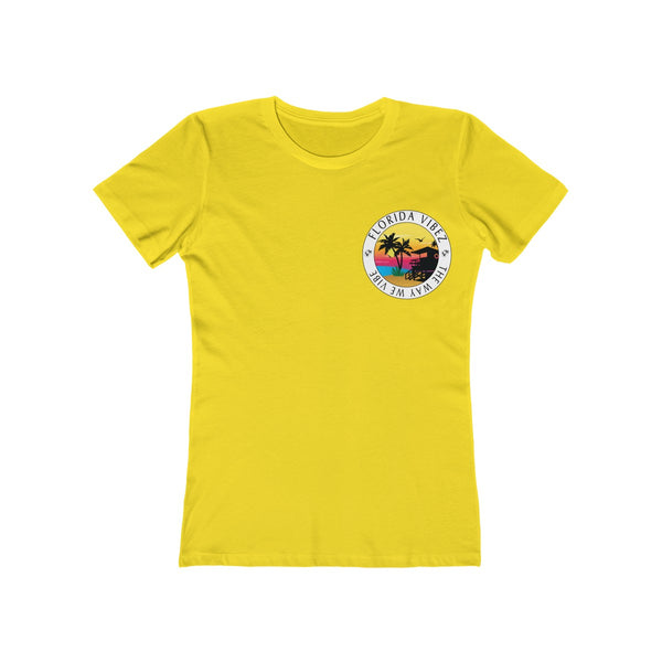 The Way We Vibe Ladies Yellow T-Shirt