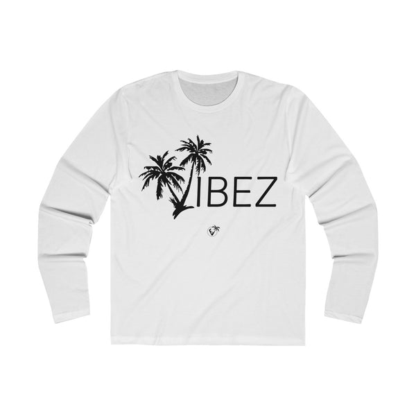 V.I.B.E.Z  Long Sleeve White T-Shirt