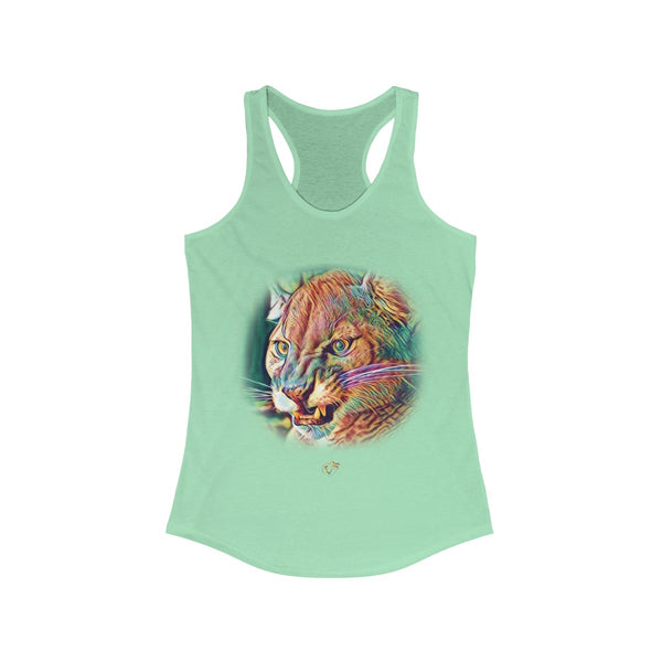 Florida Panther Light Green Ladies Tank Tops