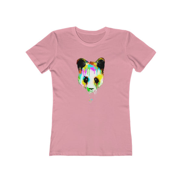 Panda Vibez Ladies Light Pink T-Shirt