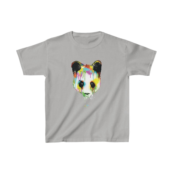 Panda Vibez Kids Grey T-Shirt