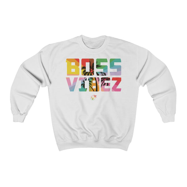 Boss Vibez White Sweatshirt