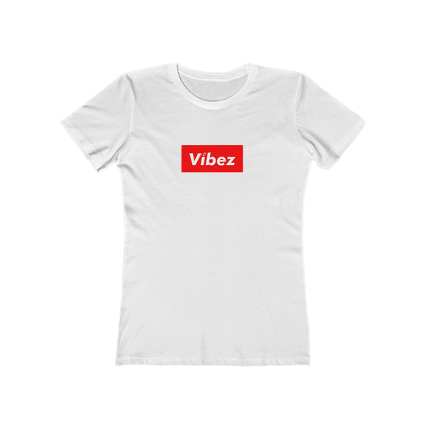 Hype Vibez Ladies White T-Shirt