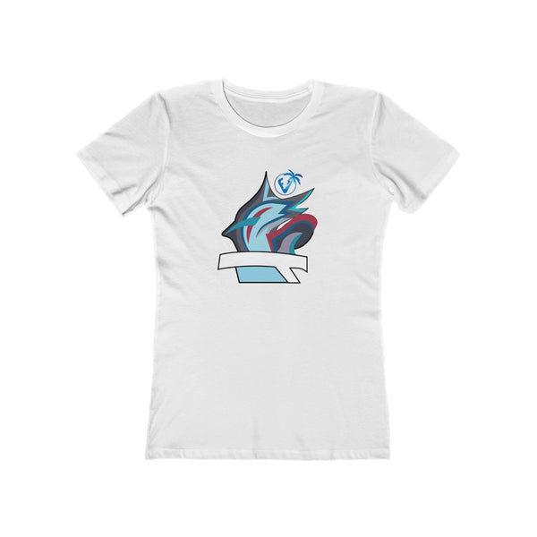 Marlin Vibez Ladies White T-Shirt