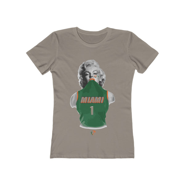 Miami Monroe Grey Ladies T-Shirts