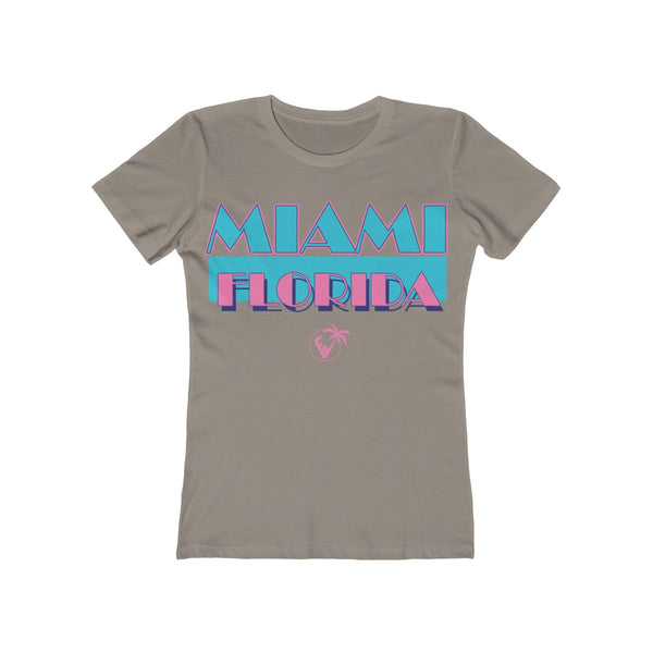 Miami Vice Ladies Gray T-Shirt