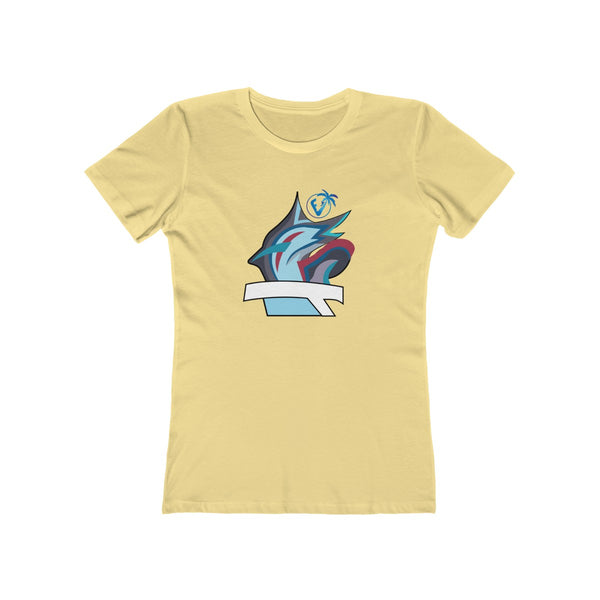 Marlin Vibez Ladies Banana Cream T-Shirt