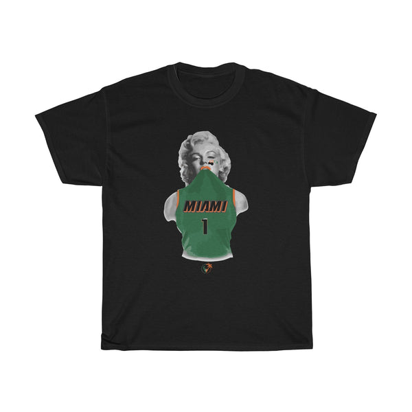 Miami Monroe Black T-Shirts