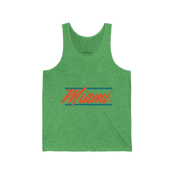 U Are Miami Green Tanks