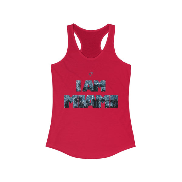 I Am Miami Red Ladies Tank Tops